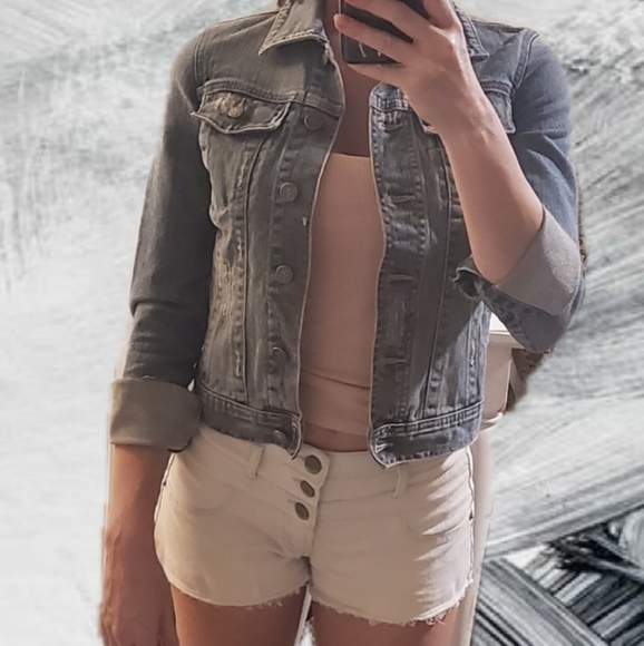 Nordstrom Rubbish Distressed Jean Jacket - Picture 4 of 8